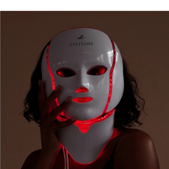 Great used condition, Evertone OMNIGLOW LED FACE & Neck mask. 7 LED colors - Picture 7 of 12